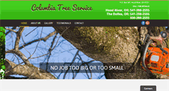 Desktop Screenshot of columbiatreeservice.net